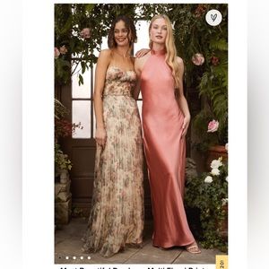 COPY - BRAND NEW - Lulu’s Most Beautiful Day Ivory Multi Floral Print Maxi Dres…